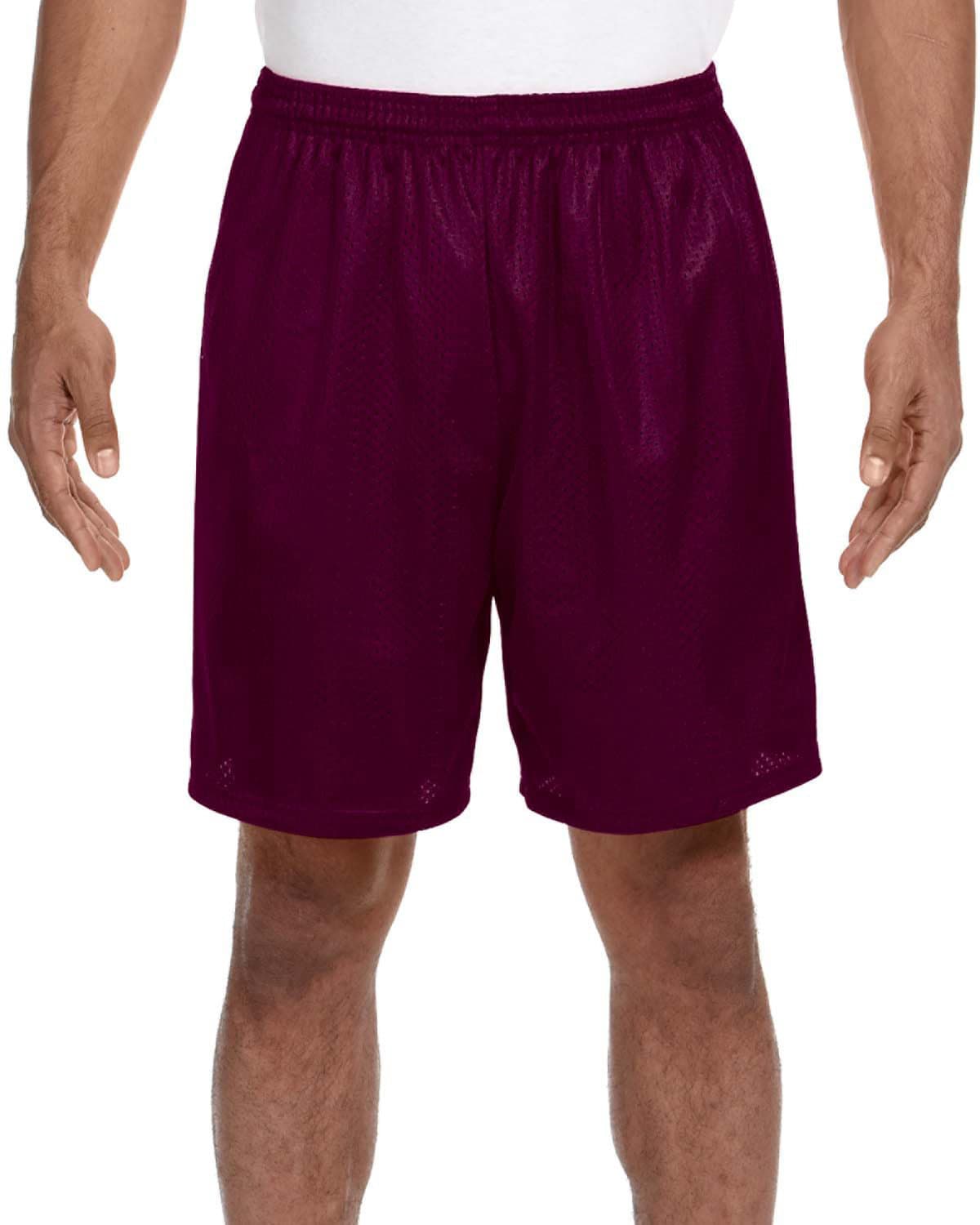 A4 Adult Seven Inch Inseam Mesh Short