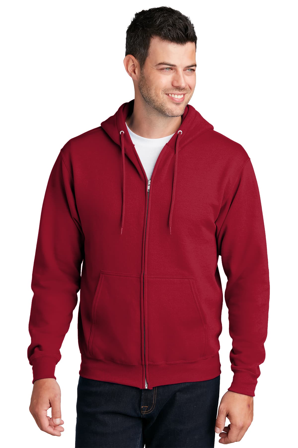 Port & Company Core Fleece Full-Zip Hooded Sweatshirt