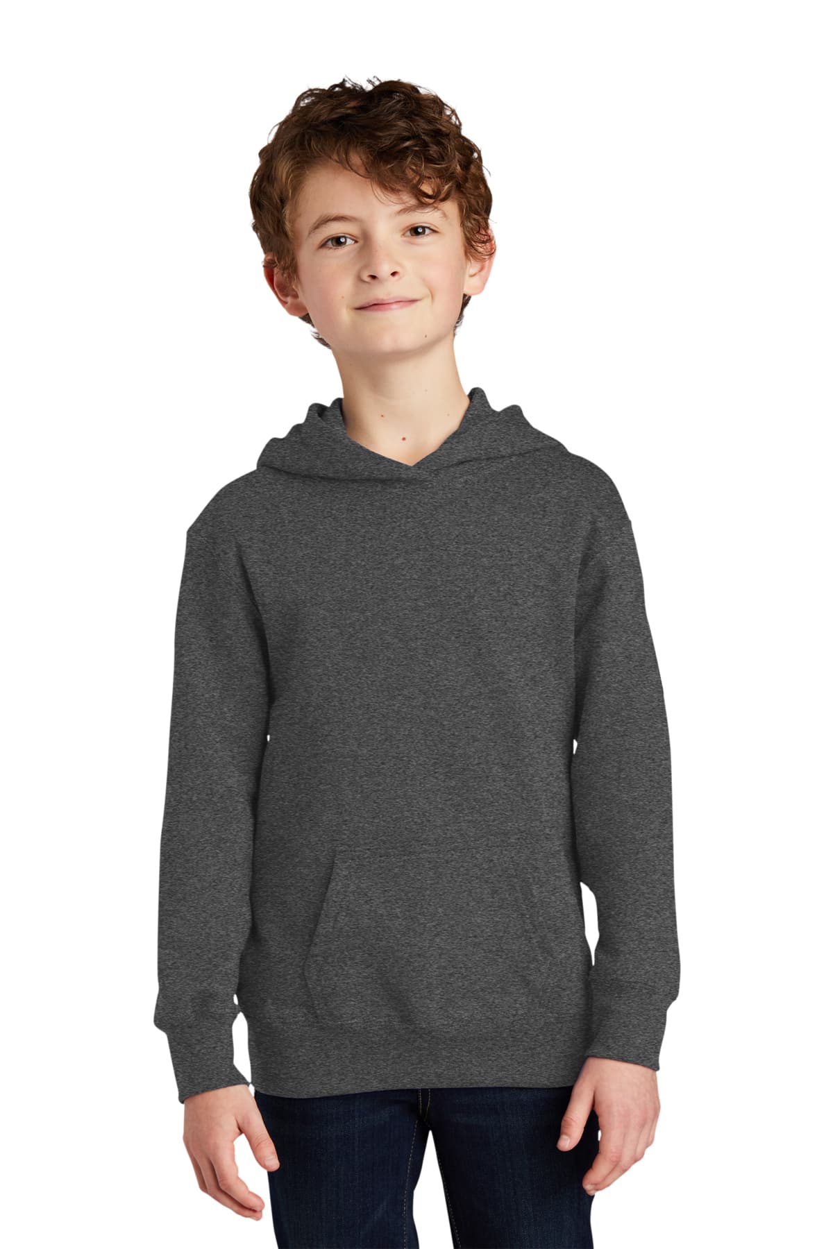 Port & Company® Youth Fan Favorite™ Fleece Pullover Hooded Sweatshirt
