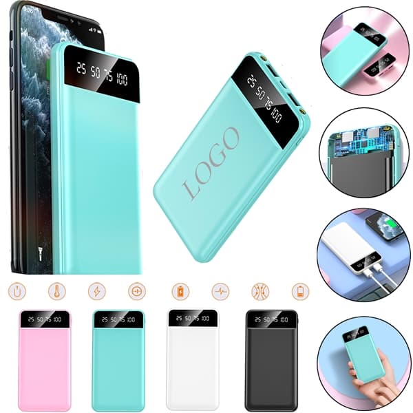 Ultrathin Power Bank w/LED Display