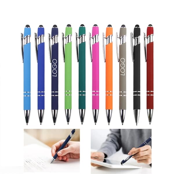 Soft Touch Metal Ballpoint Pen